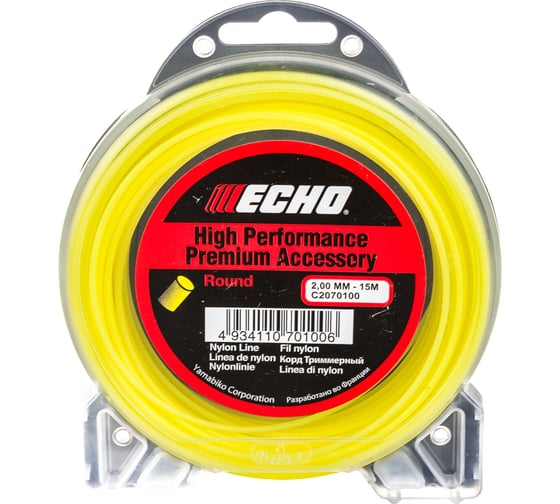 Корд триммерный Round Line (2.0 мм; 15 м; круглый) ECHO C2070100