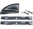 Комплект заглушка и ножи BioClip для деки 46" (117см) Husqvarna 9607100-19 1
