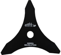 Диск 3-х лопастной узкий 255х25.4 мм для триммеров GREEN REVOLUTION ДК-250314