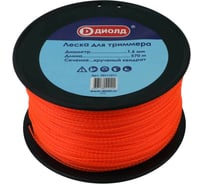 Леска 1.6 мм, 570 м, крученый квадрат для триммера ДИОЛД 90111011