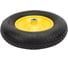 Колесо пневматическое 16" для тачки WB-160HR, WB-180НR, WB-200R Кратон 5 06 03 021R 2
