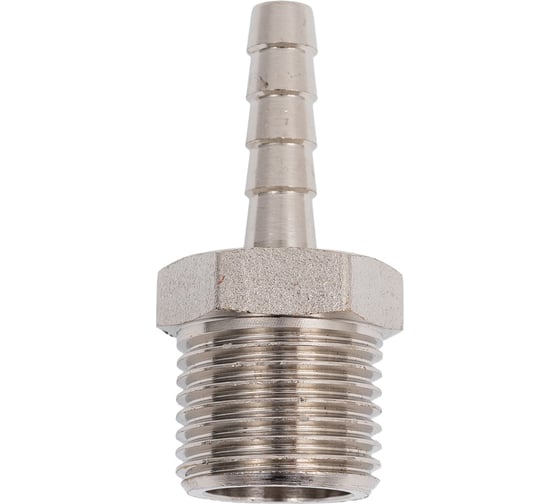 Штуцер латунный наружная резьба 1/2", 7.4 мм DOUBLE-LIN LL6046 (1/2" 7,4)
