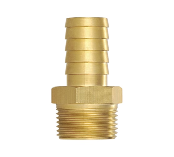 Штуцер латунный наружная резьба 1/2", 7.4 мм DOUBLE-LIN LL6046 (1/2" 7,4) 1