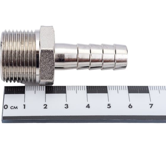 Штуцер латунный наружная резьба 3/4", 13.3 мм DOUBLE-LIN LL6046 (3/4" 13,3)