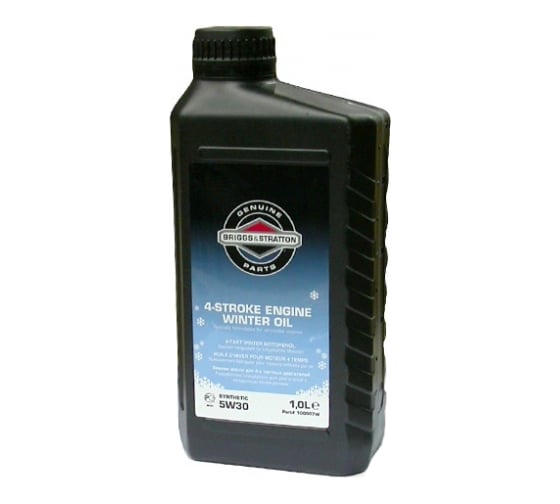Масло зимнее Synthetic 5W30 (1 л) для 4-х тактных двигателей Brigss & Stratton STIGA 100007W