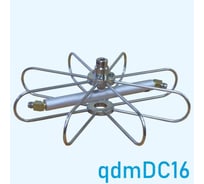 Насадка нерегулируемая QDM 275 бар, 40 л/мин, 16", нержавеющая сталь для очистки трубопроводов C-TECH qdmDC16