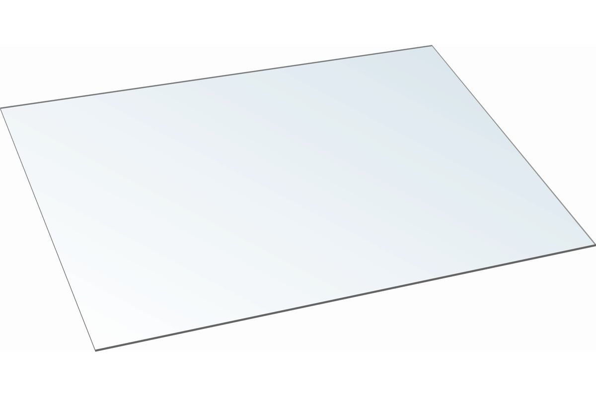 Прозрачный пластик толщиной 3 мм лист 1 на 2 метра | Прозрачный полистирол в RTLINE