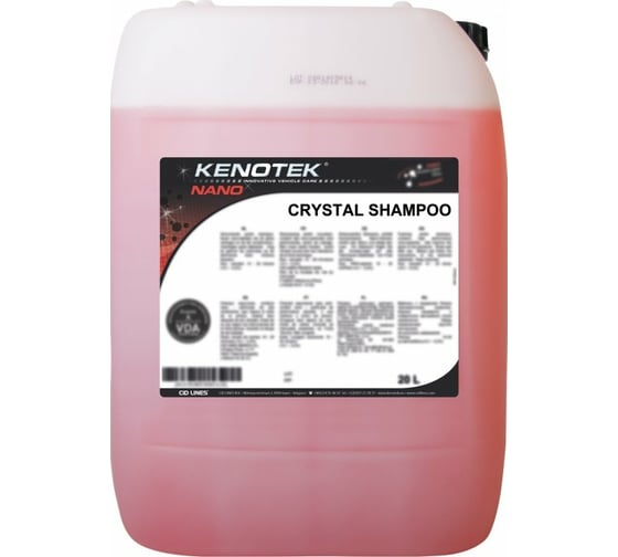 Автошампунь Crystal Shampoo с полирующим эффектом 20 л kenotek 020158