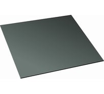 Монолитный поликарбонат 3 мм, 508x504 мм, бронза т 2uv Novattro 4604638002205
