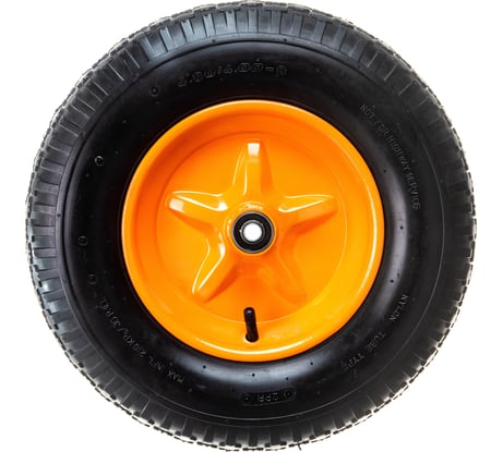 Колесо пневматическое резиновое 4.00-8 (387 мм; подшипник 16 мм) TOR 1021183