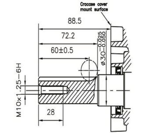 Двигатель дизельный 178F (А1-тип, под шпонку Ø 25 мм) - K0 ТСС 023836