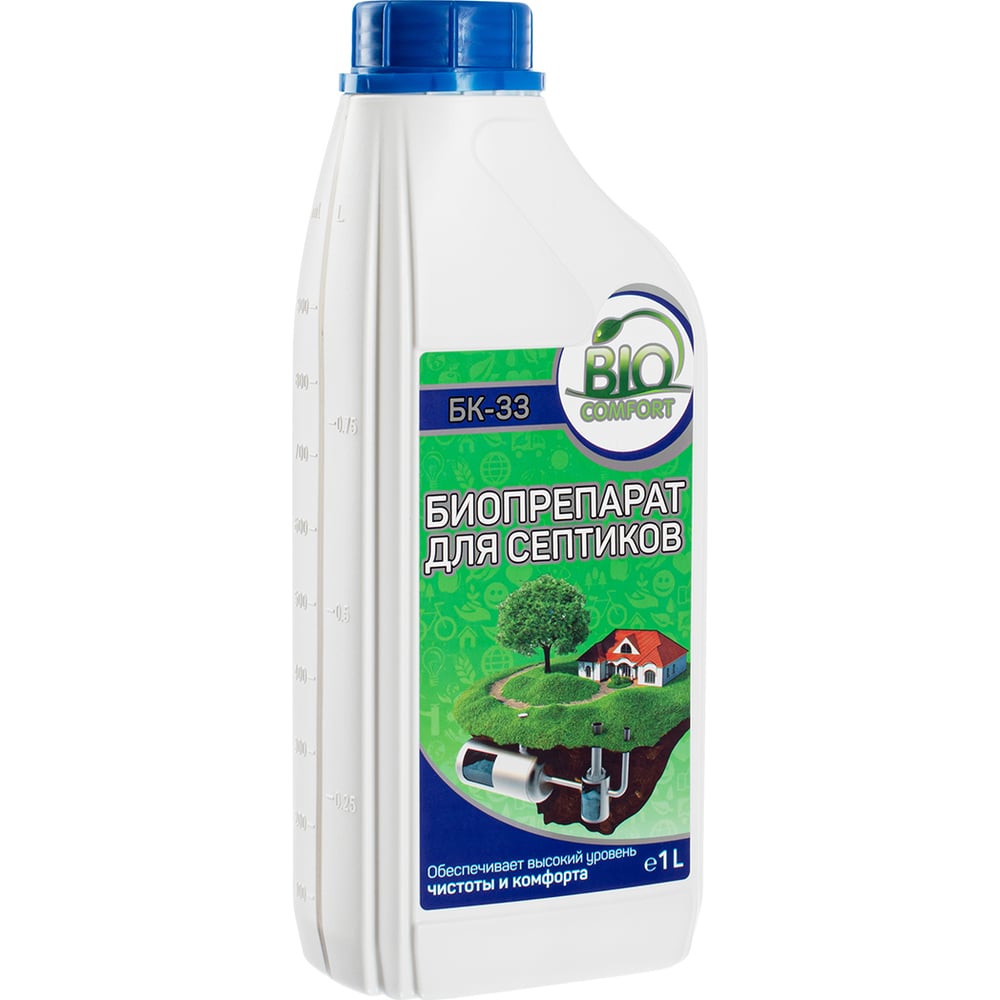Биопрепарат для септиков БК 33 1 л Биосептик БК-33 - выгодная цена ...