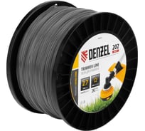 Леска двухкомпонентная EXTRA CORD (2.7 мм, 202 м, звезда, на DIN катушке) для триммера Denzel 96814