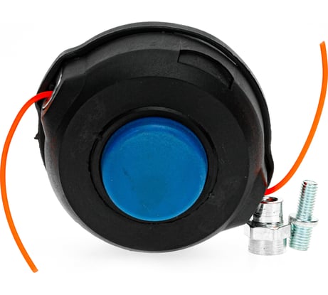 Головка триммерная полуавтомат TORGWIN для триммера типа T25 HUSQUARNA гайка М10x1,25 LH левая резьба + адаптеры: гайка 8x1,25 и шпилька 10x1,25/8x1,25 LH S19954