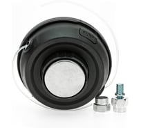 Головка триммерная полуавтомат TORGWIN универсальная, гайка М10x1,25 левая резьба + 3 адаптера S89026