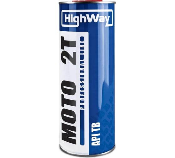 Масло моторное минеральное 2T TB 1 л HighWay 10010