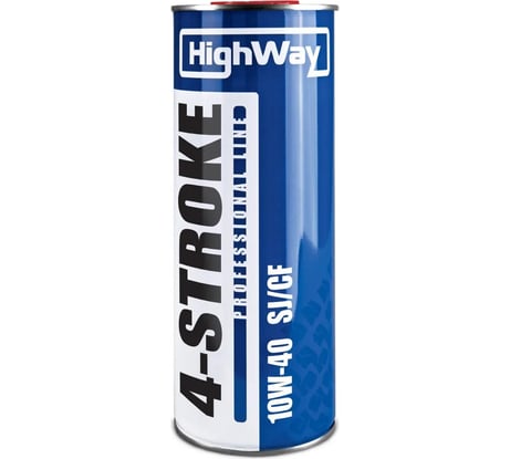 Масло моторное полусинтетическое 4T SJ/CF 10W40 1 л HighWay 10017