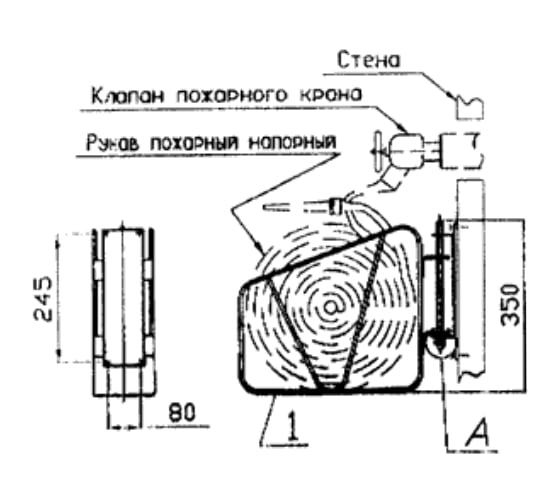 Корзина для пожарного рукава (50/65 мм) Спец ПОЖ-101
