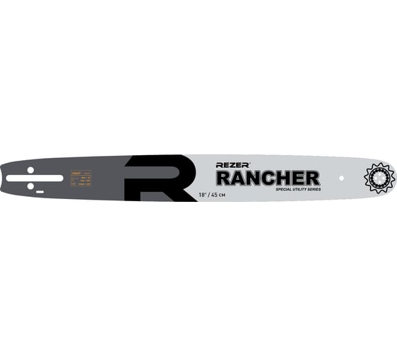 Шина направляющая Rancher 453 L 8 B (45 см; 1.3 мм; 0.325") для цепных пил Rezer 04.001.00005