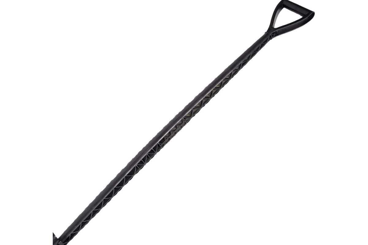 Черенок пластиковый для зимней лопаты черный, 32x1150 мм, с V ручкой .