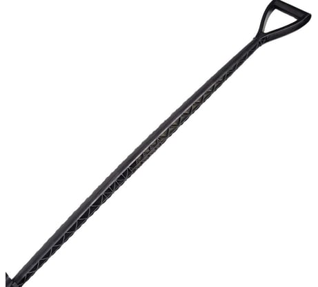 Черенок пластиковый для зимней лопаты черный, 32x1150 мм, с V ручкой КЭС 50