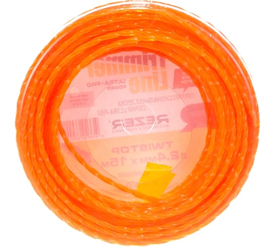Леска TWISTOP (2.4 мм; 15 м; квадрат) Rezer