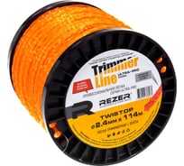 Леска TWISTOP (2.4 мм; 114 м; квадрат) Rezer
