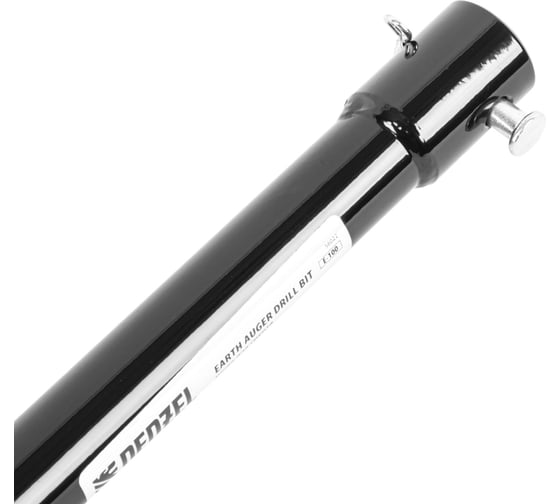 Шнек для грунта E-100 100х800 мм, соединение 20 мм, несъёмный нож Denzel 56022