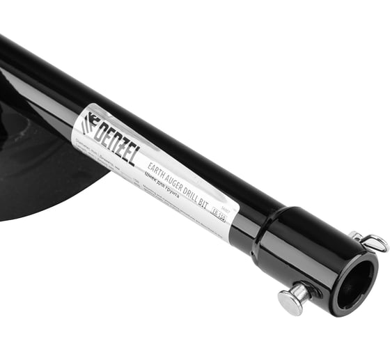 Шнек для грунта ER-150 150х800 мм, соединение 20 мм, съёмный нож Denzel 56007