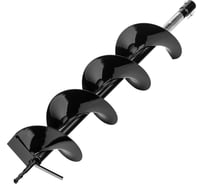 Шнек для грунта E-150 150х800 мм, соединение 20 мм, несъёмный нож Denzel 56023