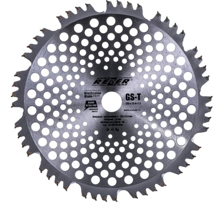 Нож GS-T (255x25.4x1.3 мм; 48Т) для бензокосы Rezer