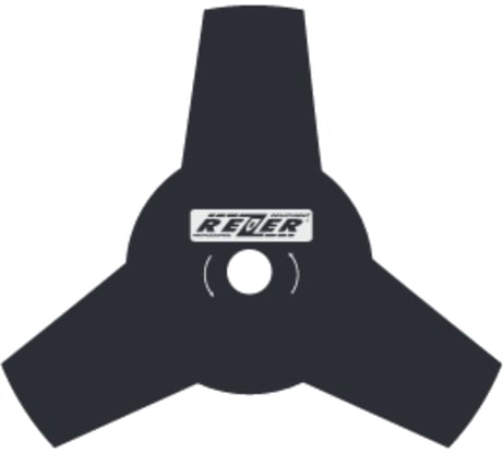 Нож ВС-07 3-х лучевой (230x25.4x1.8 мм) для бензокосы Rezer