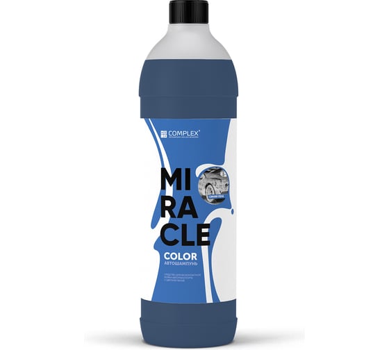 Бесконтактный автошампунь с пеной синего цвета Miracle 1 л Complex 11551 1