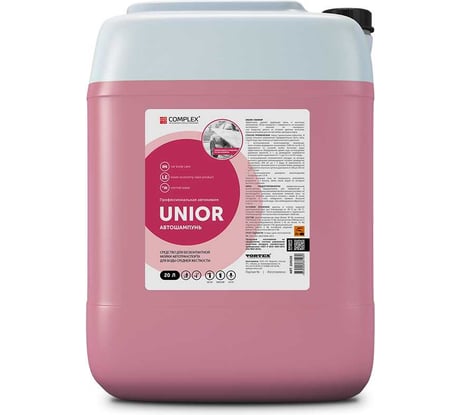 Концентрированный бесконтактный автошампунь Unior (Юниор) 20кг Complex 114120