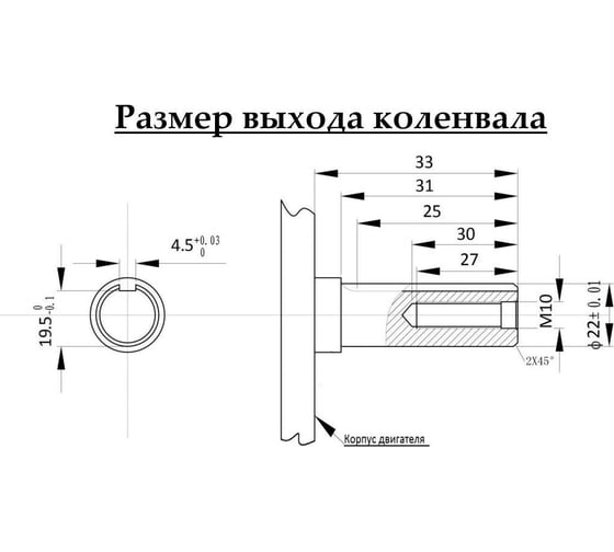 Бензиновый двигатель SunGarden HGM5HP