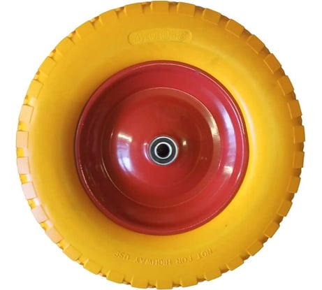 Полиуретановое колесо 4.80/4.00-8 (3.50-8) 20 мм LWI LWI39-20ПУ