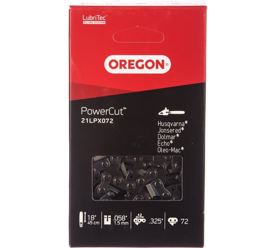 Цепь Micro-Chisel (0.325"; 1.5 мм; 72 звена) Oregon 21LPX072E