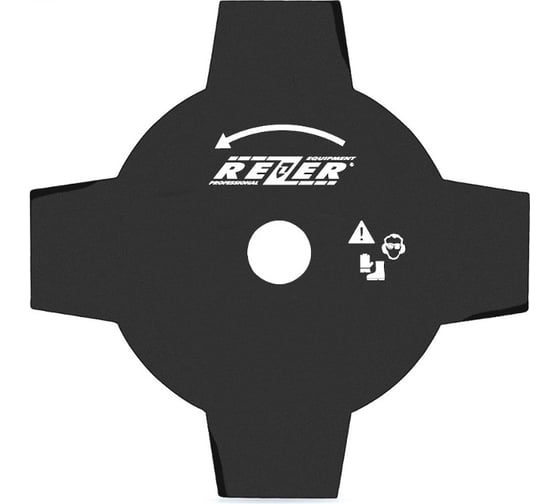 Нож ВС-10 (255x25.4x1.8 мм) 4-х лучевой для бензокосы Rezer 03.010.00019 1