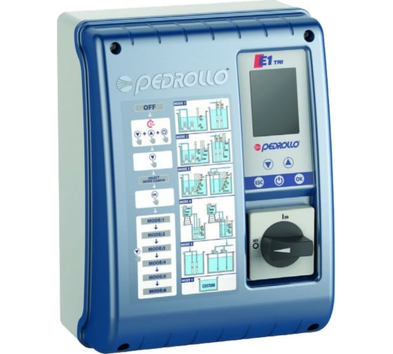 Пульт E1 - TRI/2 до 25 А Pedrollo 533QPED011T
