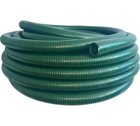 Шланг напорно-всасывающий, спирально-армированный ПВХ СЕВЕР 10 атм, 63 мм, 20 м, зеленый НОВЭМ Север_10атм_63мм_20м, зеленый