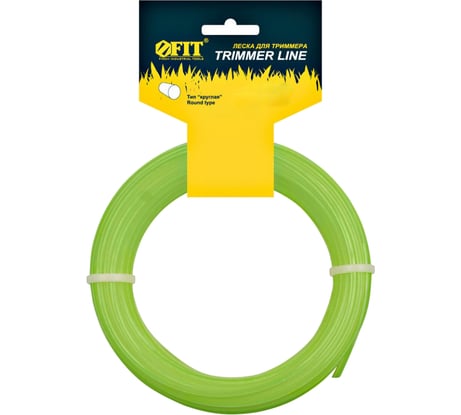Леска (1.5 мм; 15 м; круглая) для триммеров FIT 77935