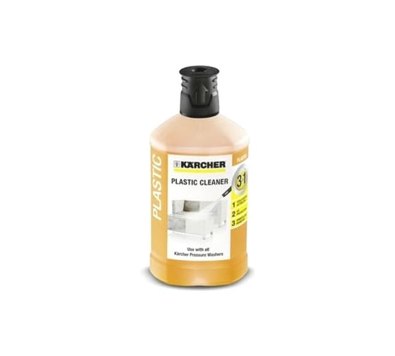 Средство 3 в 1 (1 л) для чистки пластмассы Karcher 6.295-758