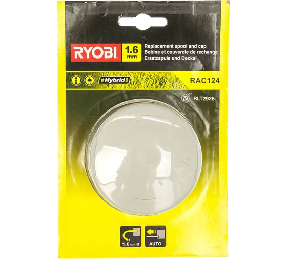 Шпуля с леской RAC124 (1.6 мм) Ryobi 5132002433