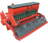 Стоунбурьер с сеялкой для посадки газона Yellow150 к тракторам EX40, NX4510 Kioti INT001DD+INT003DD