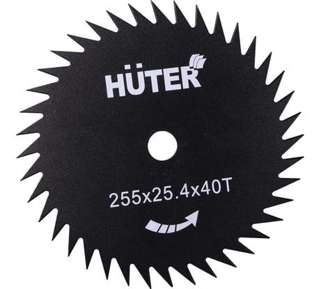 Диск (лезвие) GTD-40T (255 мм) для триммеров Huter 71/2/7