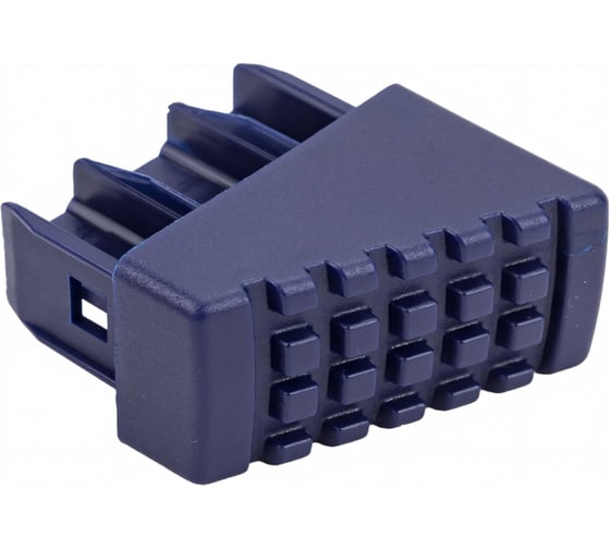 Комплект заглушек для стремянки 40x20, 30x20 мм, синий Алюмет Серия ZGS1