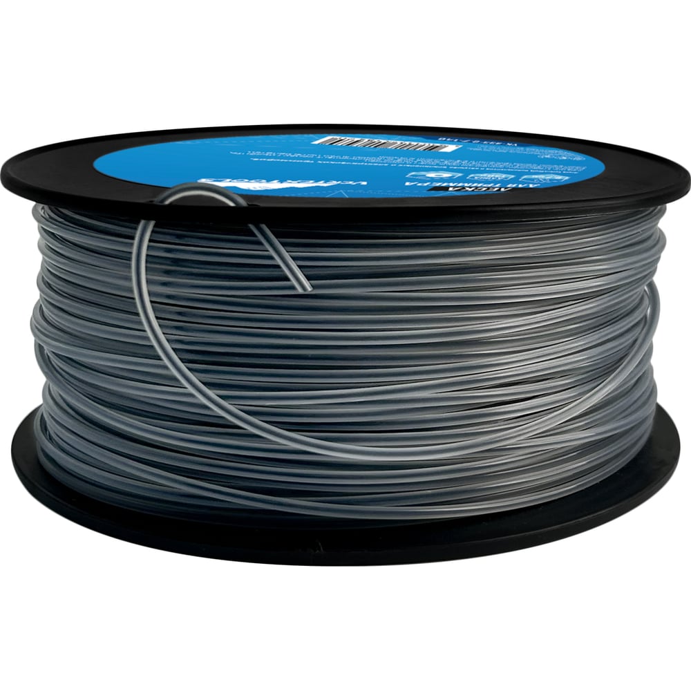Леска для триммера VERTEX 3 мм, бобина 120 м, круг с сердечником ...