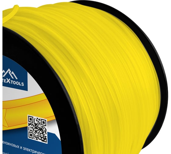 Леска для триммера VERTEX 3 мм, звезда, бобина 280 м vertextools YK-111-3-280