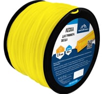 Леска для триммера vertex 2.4 мм, звезда, бобина 360 м vertextools YK-111-2.4-360