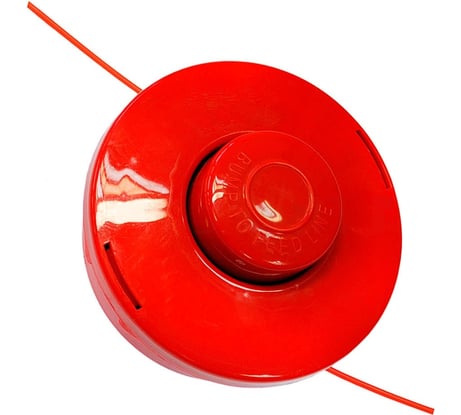 Катушка головка полуавтомат для триммера гайка М10x1.25 LH левая резьба, красная TORGWIN T340301